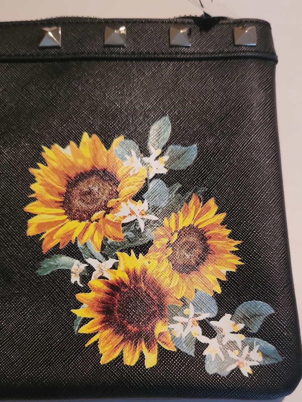 WHITE HOUSE BKACK MARKET BLACK SUNFLOWER WRISTLET STUD ACCENTS - Picture 4 of 8
